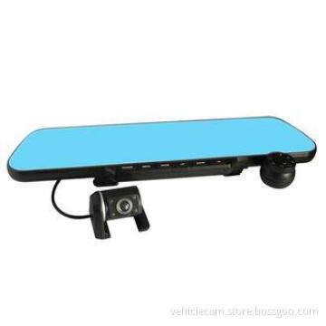 5MP COMS LENS 1080P Rear View Mirror Camera Recorder With C